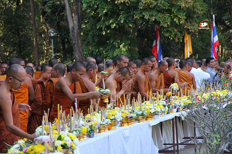 กำหนดการปฏิบัติธรรมเป็นอาจริยบูชา พระโพธิญาณเถร วัดหนองป่าพง