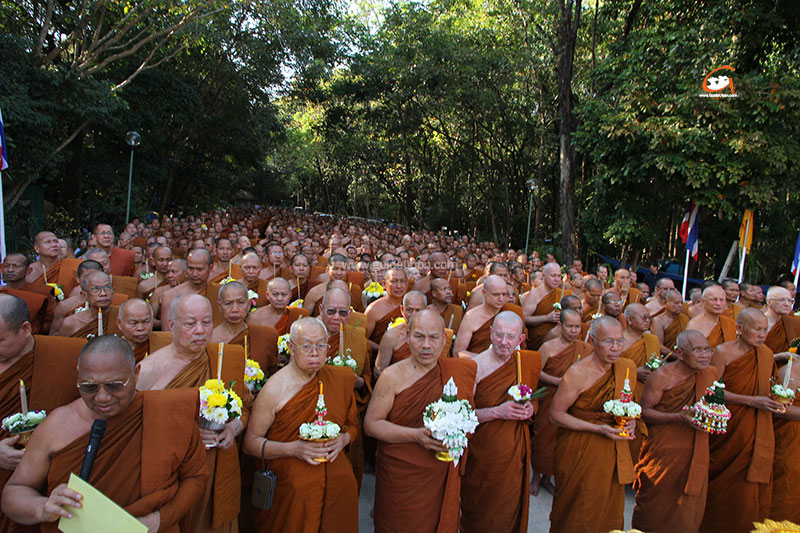 กำหนดการปฏิบัติธรรมเป็นอาจริยบูชา พระโพธิญาณเถร วัดหนองป่าพง