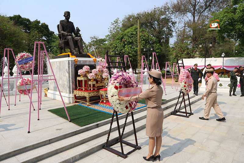 วางพวงมาลาสักการะ กรมหลวงสรรพสิทธิประสงค์ ประจำปี 2568