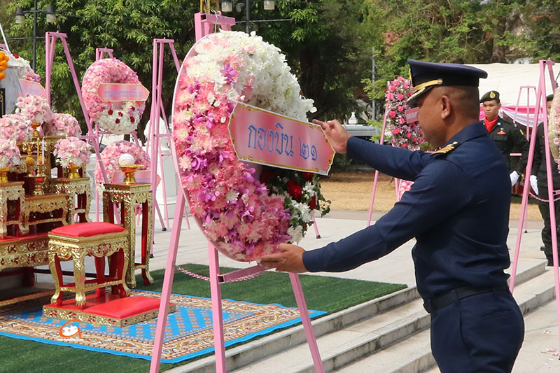 วางพวงมาลาสักการะ กรมหลวงสรรพสิทธิประสงค์ ประจำปี 2568