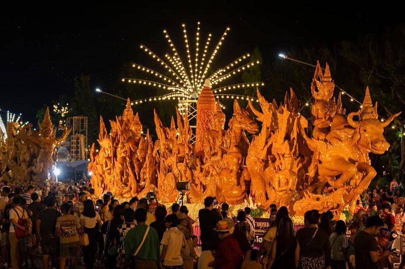 เทศบาลนครอุบลฯ พร้อมจัดงานประเพณีแห่เทียนพรรษา 2568