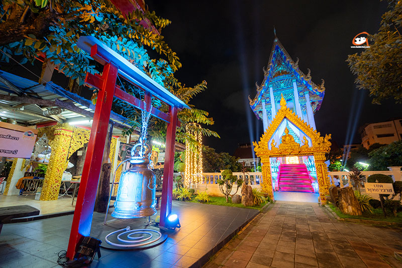 ปรากฏการณ์แสงสีแห่งศรัทธายามค่ำคืน VIJIT GASTRONOLIGHT @อุบลราชธานีศรีศิลป์ 