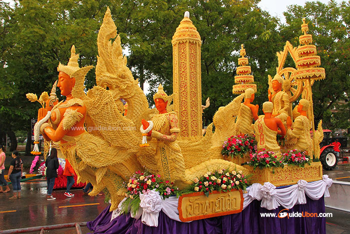 ผลการประกวดต้นเทียนพรรษา ปี 2559 ประเภทติดพิมพ์ ขนาดเล็ก