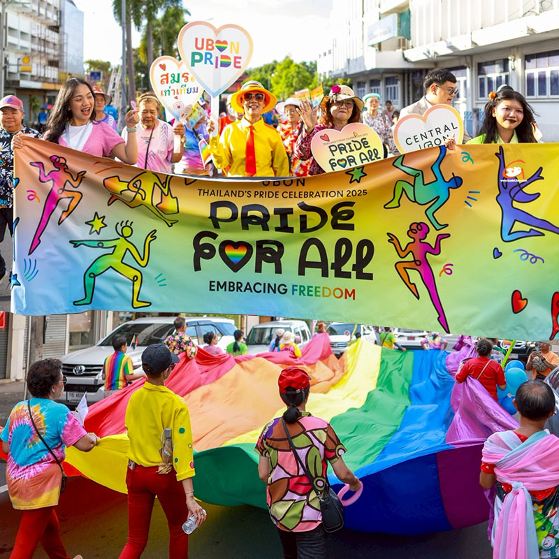 UBON PRIDE 2025 - PRIDE FOR ALL โบกสะบัดความไพรด์สนั่นเมือง