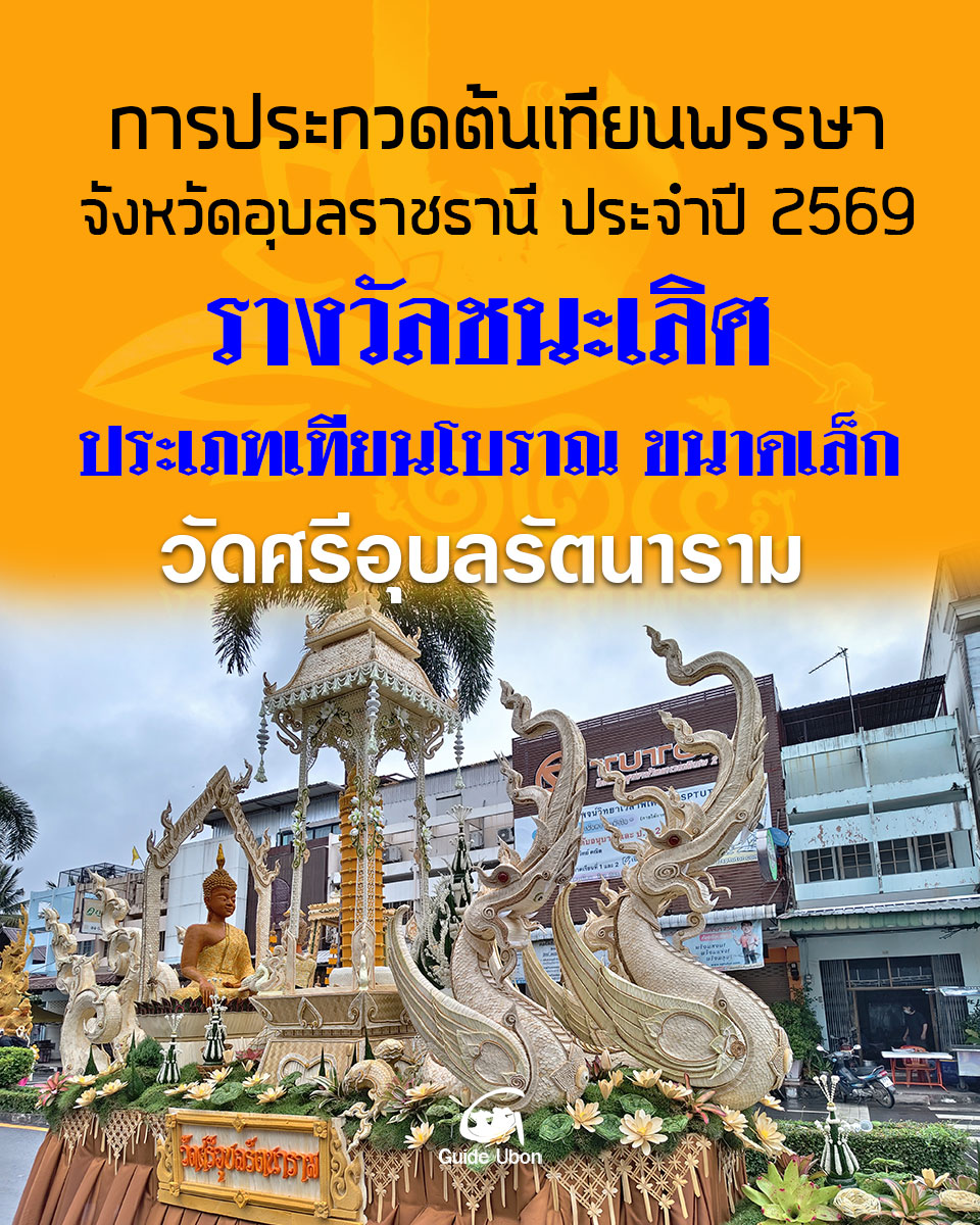 ต้นเทียนโบราณ ขนาดเล็ก วัดศรีอุบลรัตนาราม