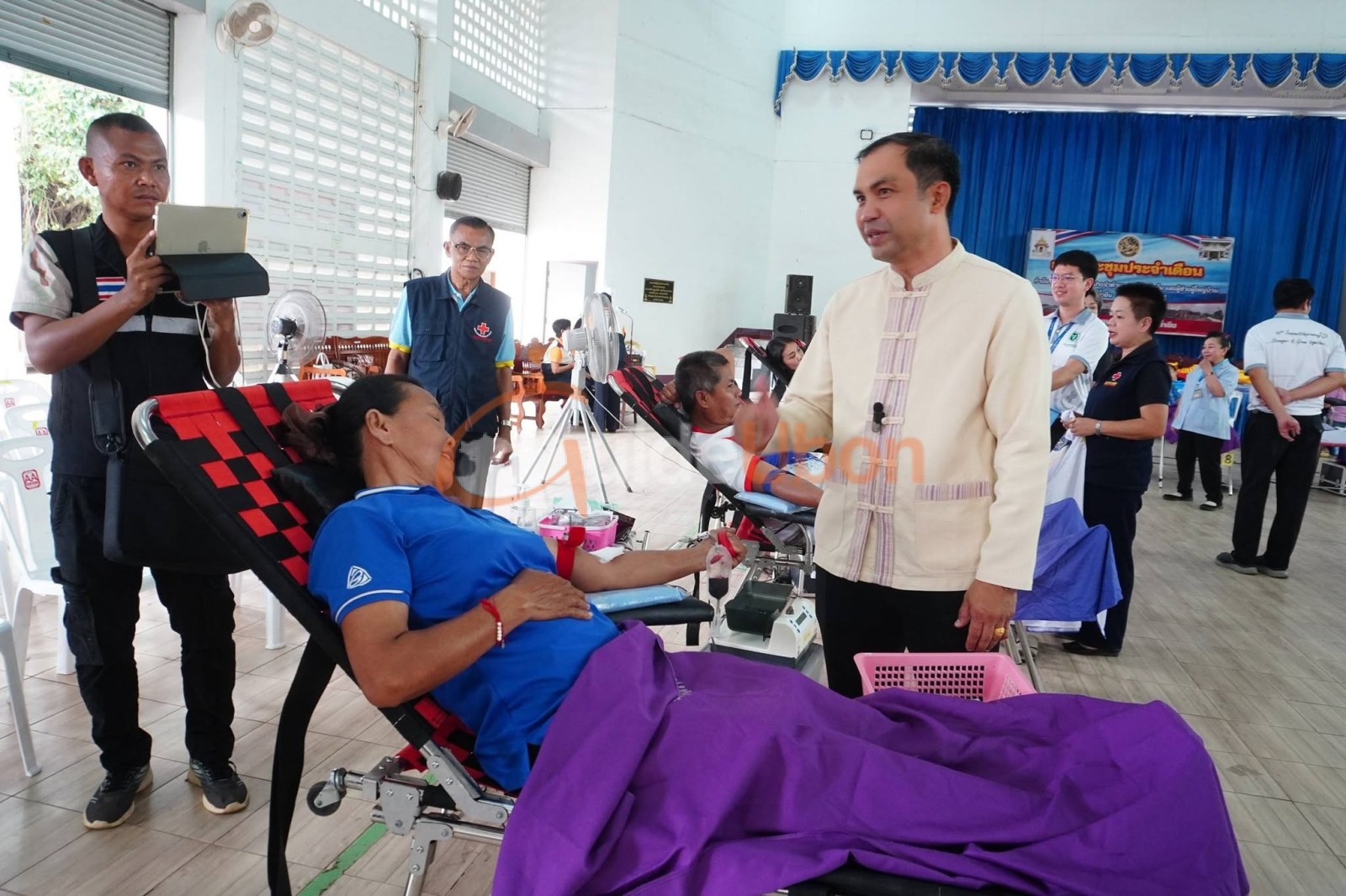 คนน้ำยืนร่วมแสดงความจำนงบริจาคโลหิต 501 ราย พร้อมอุทิศดวงตา–อวัยวะ
